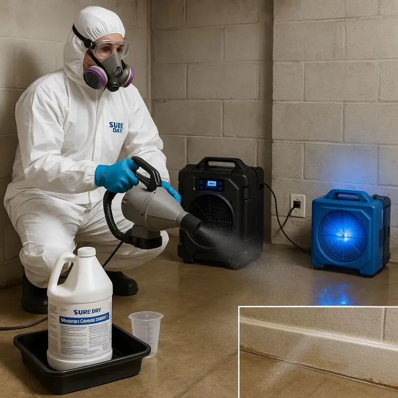 Sanitization and Odor Removal process in Wayne, IL